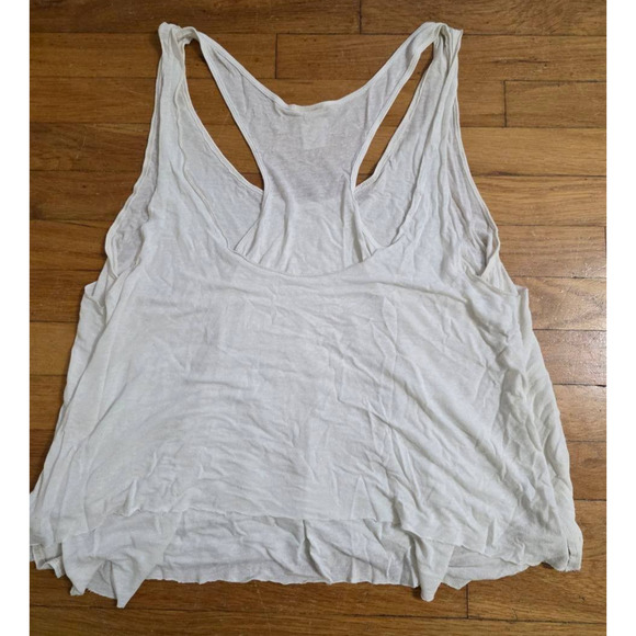Free People We The Free Relaxed Backless Tank Top White Small A001345 - Picture 2 of 9